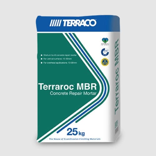 Argamassa de reparação - TERRAROC MBR    - Terraco LLC. Ltd - para concreto / à base de cimento / em pó