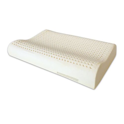 Travesseiro ergonômico - WAVE-SHAPED NATURAL - Natale Nardello & Figli Srl - Marcapiuma - em espuma / em algodão / em látex