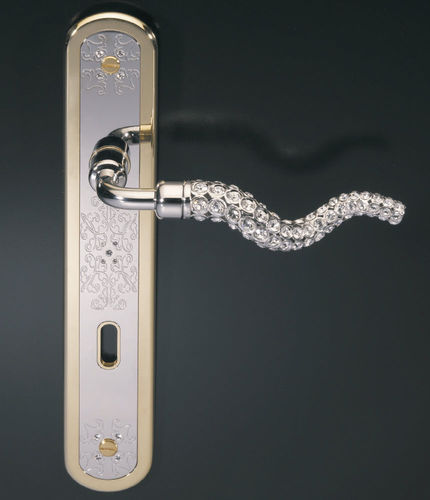 Maçaneta para porta - SPIRALE LUX - Guimer S.r.l - em liga metálica / em cristal Swarovski® / em pedra natural