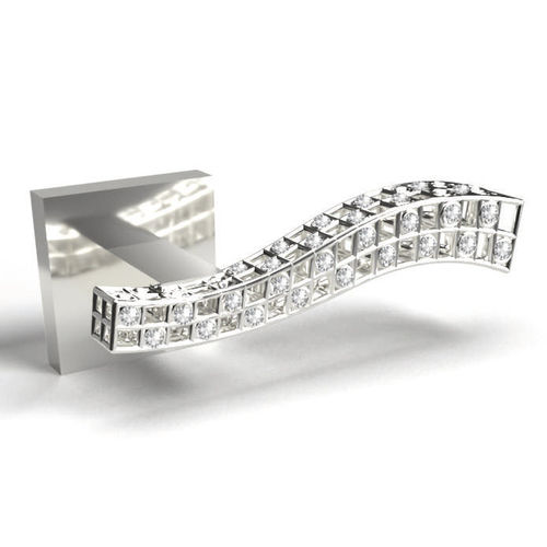 Maçaneta para porta - LONDRA LUX - Guimer S.r.l - em latão / em cristal Swarovski® / contemporânea