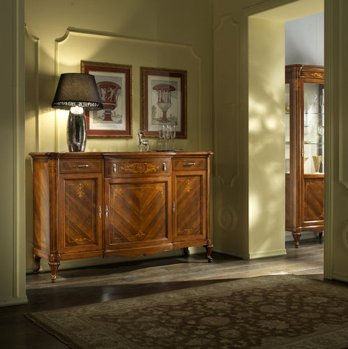 Buffet aparador de estilo - G 102 - MOLETTA MOBILI - em nogueira / sob medida / com gavetas