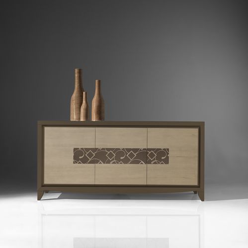 Buffet aparador contemporâneo - ST 113 - MOLETTA MOBILI - em madeira de freixo / com portas de abrir / com 4 pés