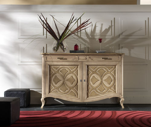 Buffet aparador contemporâneo - F 102 - MOLETTA MOBILI - em madeira de freixo / com gavetas / com portas de abrir