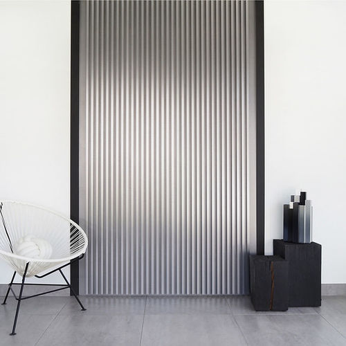 Painel decorativo em alumínio - Infinité - L'Alufacture - para ambiente interno / de parede / com relevo