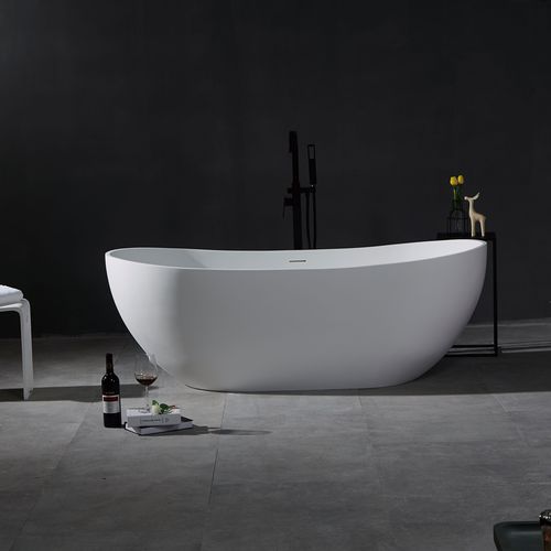 Banheira oval - YL6074 - FOSHAN ARTLAND SANITARY WARE CO.LTd. - freestanding / em aglomerado mineral / em Solid Surface