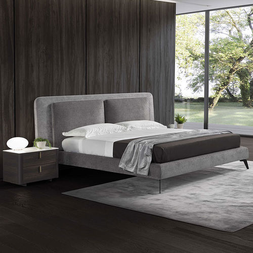 Cama de casal - Conte - de solteiro / contemporânea / estofada