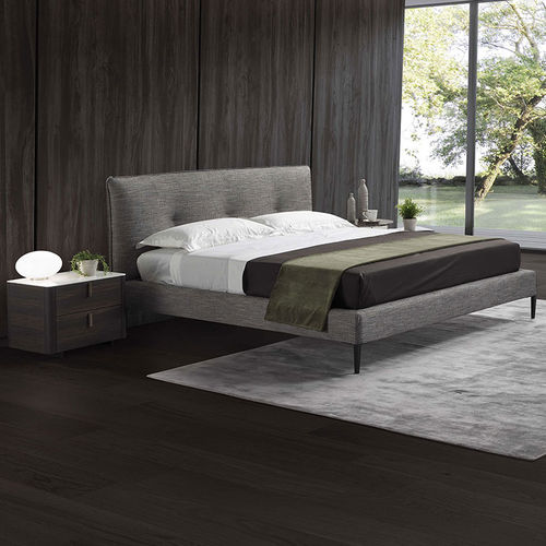 Cama de casal - MOSCOVA - Conte - de solteiro / contemporânea / estofada