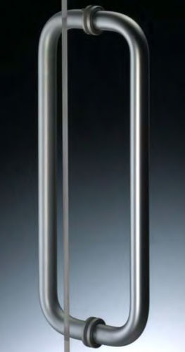 Puxador para porta de vidro - 19119 - Casma - em aço inoxidável / em alumínio anodizado / em alumínio laqueado