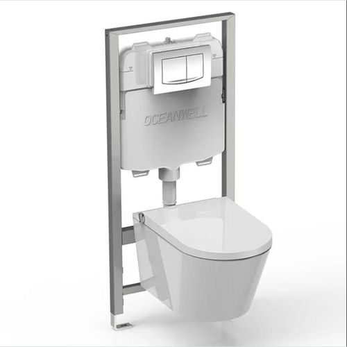 Caixa de descarga em polietileno de alta densidade (PEHD) - CJ701 - Oceanwell - de embutir / com comando manual