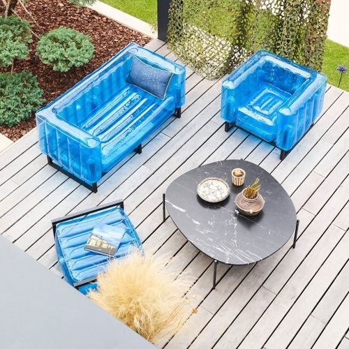 Conjunto de jardim contemporâneo - Yomi Eko - MOJOW DESIGN - em alumínio / em poliuretano / da linha residencial