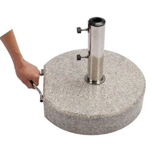 Base para ombrelone em aço inoxidável - 40GR63S-05 - After Cloud Technology Ltd. - em granito
