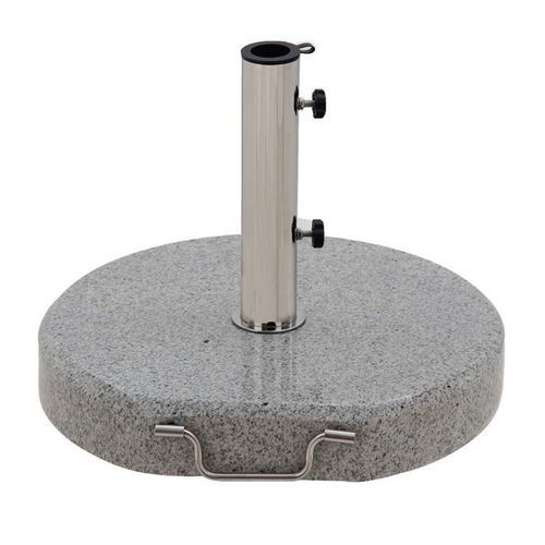Base para ombrelone em aço inoxidável - 30GR51S-02 - After Cloud Technology Ltd. - em granito