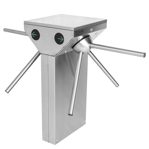 Torniquete trípode - OTT 162 G - Oskar Turnstiles System - para controle de acesso automático / em aço inoxidável / para edifício de uso público