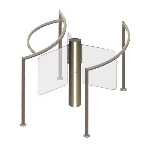 Torniquete de meia altura - OSG 131 CS - Oskar Turnstiles System - para controle de acesso automático / em aço inoxidável / de vidro