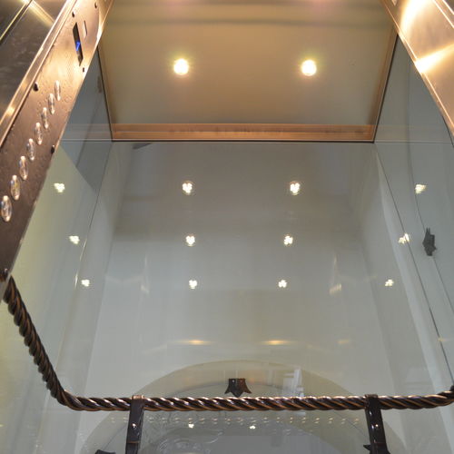 Elevador hidráulico - ELMAS SRL - para o setor terciário / residencial / panorâmico