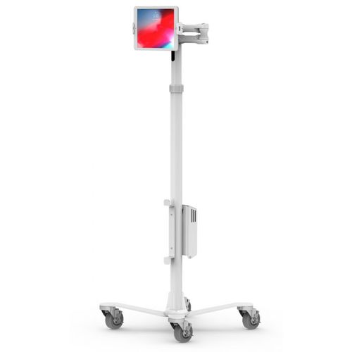 Suporte de piso para tablet - Maclocks / Compulocks - da linha comercial / horizontal / branco