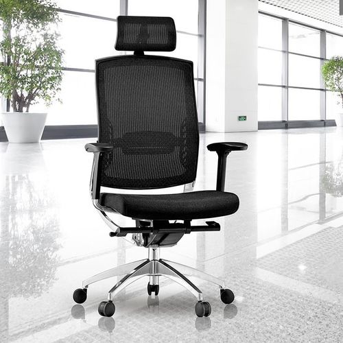 Cadeira executiva contemporânea - ABANT - Flekssit Office Furniture - em couro / em tela / em alumínio