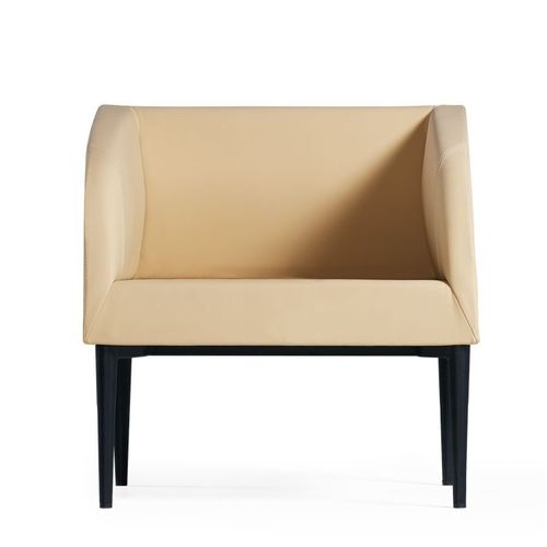 Cadeira para interlocutor contemporânea - VADI - Flekssit Office Furniture - para ambiente interno / em couro / estofada