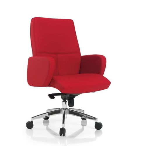 Poltronas de escritório contemporânea - WINNER - Flekssit Office Furniture - em tecido / em alumínio / estofada