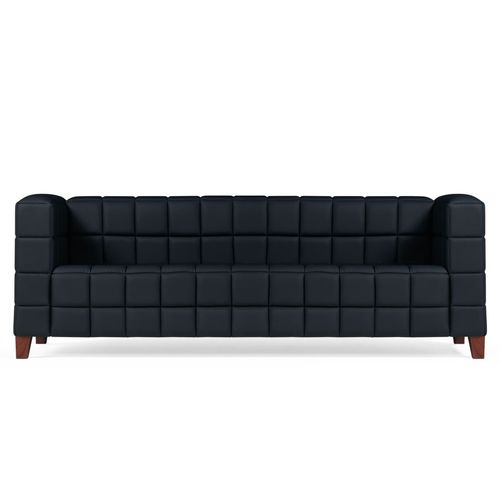Sofá contemporâneo - PIAZZA - Flekssit Office Furniture - em tecido / com braços / preto