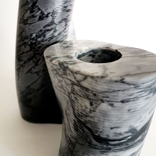 Vaso contemporâneo - ART. 29  - Vie Del MarMo - em mármore / feito à mão / contract