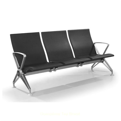 Cadeira longarina em alumínio - SJ9063 - Foshan Oshujian Furniture Manufacturing Co., Ltd. - de 3 lugares / contemporânea / para aeroporto