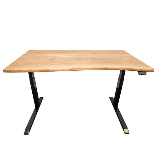 Mesa secretária contemporânea - ARTIST - ergoliv.com - em carvalho / com regulagem de altura / da linha comercial