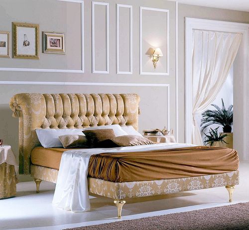 Cama em capitonê - PRINCIPE  - DI MARCO INTERIOR SOFA - de casal / clássica / estofada