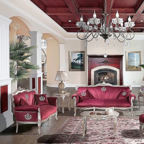 Sofá clássico - Hermitage  - DI MARCO INTERIOR SOFA - em tecido hidrorrepelente / com braços / personalizável
