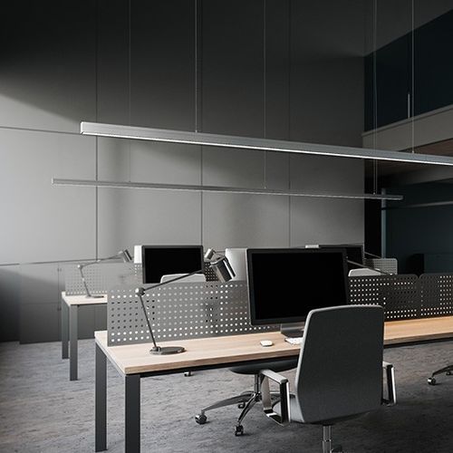 Perfil de iluminação de sobrepor - 4050 - Klus Design - suspenso / de LED / da linha comercial
