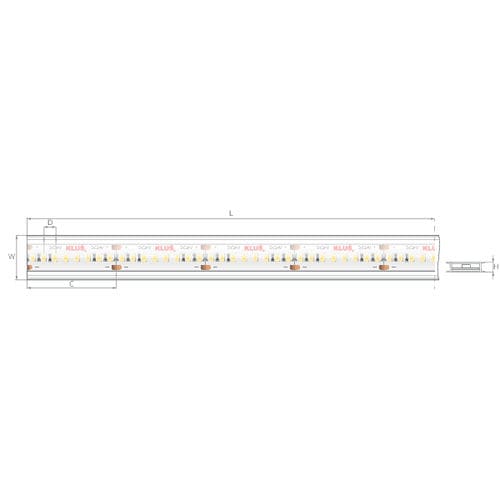 Fita de LED - KWP-14KHEHD-1440-24V - Klus Design