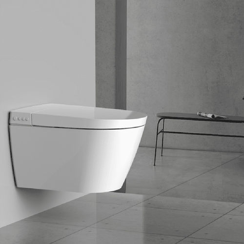 Vaso sanitário inteligente - V7201-03 - MOPO SANITARY WARE - suspenso / em cerâmica / alongado