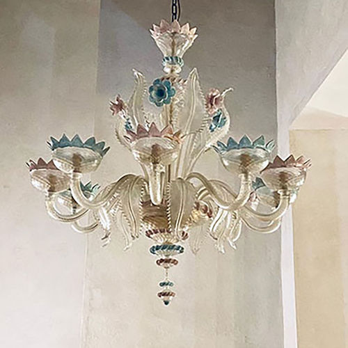 Lustre clássico - Folie - BOTTEGA VENEZIANA - em cristal / em vidro soprado / em vidro de Murano