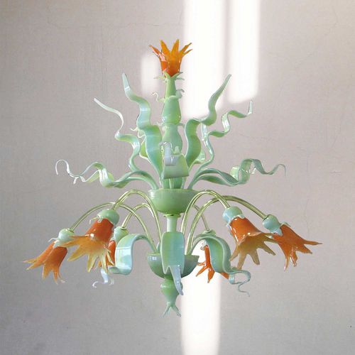 Lustre de design original - CLEO - BOTTEGA VENEZIANA - em vidro soprado / em vidro de Murano / da linha comercial