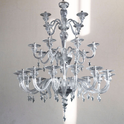 Lustre clássico - TOSCA - BOTTEGA VENEZIANA - em cristal / em vidro soprado / em vidro de Murano