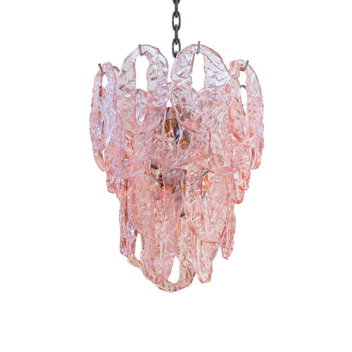 Lustre Art Déco - GHIACCIO ROSA  - BOTTEGA VENEZIANA - em cristal / em vidro soprado / de vidro veneziano