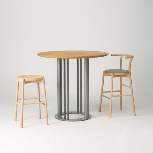 Mesa alta contemporânea - RB  - CondeHouse - em carvalho / em madeira de freixo / em nogueira