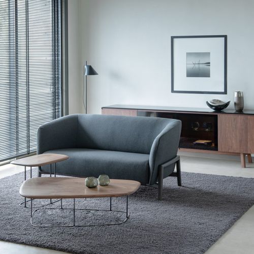 Sofá contemporâneo - TEN Living 160 - CondeHouse - para sala / em tecido / em couro