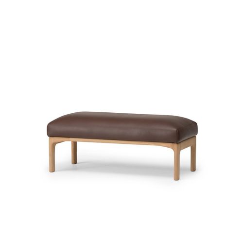 Otomana contemporânea - YUKAR Living - CondeHouse - em tecido / em couro / em carvalho