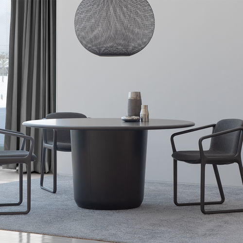 Mesa de jantar contemporânea - ONE - CondeHouse - em carvalho / em madeira maciça / com base em faia