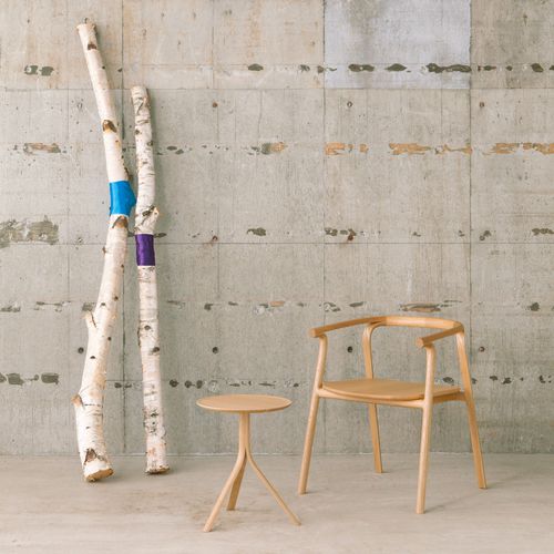 Cadeira de sala de jantar contemporânea - SPLINTER - CondeHouse - para ambiente interno / em carvalho / em madeira maciça