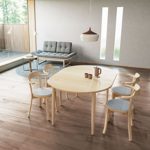 Cadeira de sala de jantar estofada - RUNT OM - CondeHouse - contemporânea / para ambiente interno / em tecido
