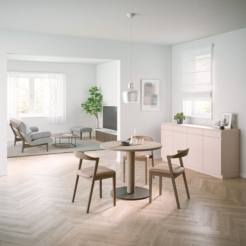 Cadeira de sala de jantar contemporânea - KIILA (18)  - CondeHouse - para ambiente interno / em couro / com base em madeira de freixo