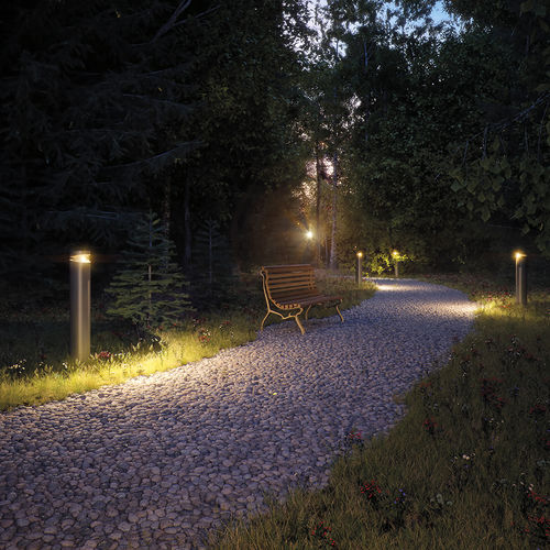 Poste balizador de iluminação para espaços públicos - HYDROBOULEVARD - Tupex Electric - contemporâneo / em aço inoxidável / em alumínio fundido
