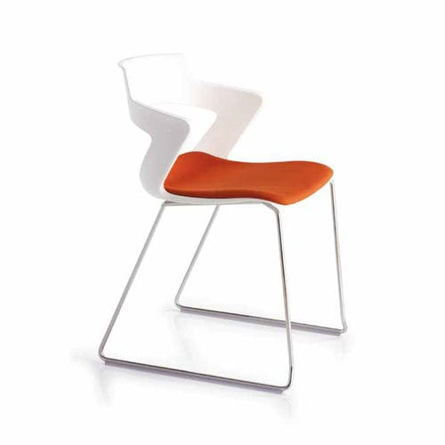 Cadeira contemporânea - ARWEN - REXSITT - para ambiente interno / em polipropileno / com base em aço