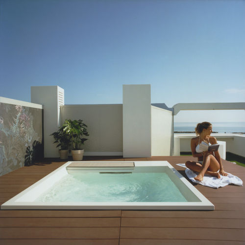 Piscina pré-fabricada - WATERDREAM - EFFE - para ambiente externo / enterrada / em madeira