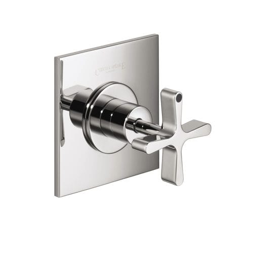 Misturador monocomando para box de banheiro - 36 104 585 -  Czech & Speake - de parede / em metal cromado / para banheiro