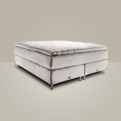 Cama de casal - SOULFUL - Mattsons Beds - contemporânea / estofada / em tecido