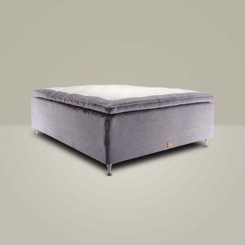 Cama de casal - STRAND - Mattsons Beds - contemporânea / estofada / em tecido