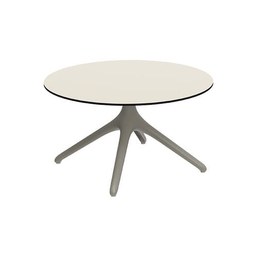 Mesa de centro contemporânea - Uni Fixed XL 50 - MOWEE - em HPL / em Dekton® / com base em alumínio laqueada